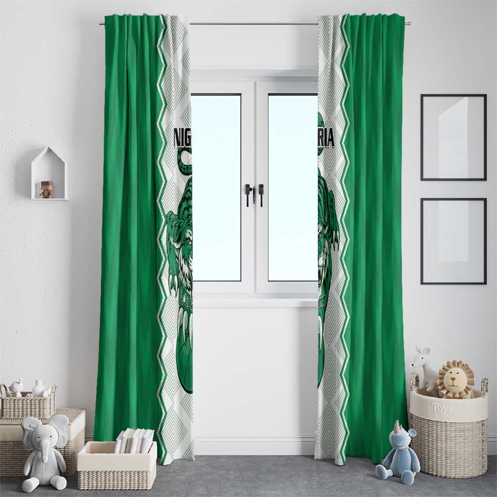 Nigeria Basketball Window Curtain Go DTigers - Wonder Print Shop