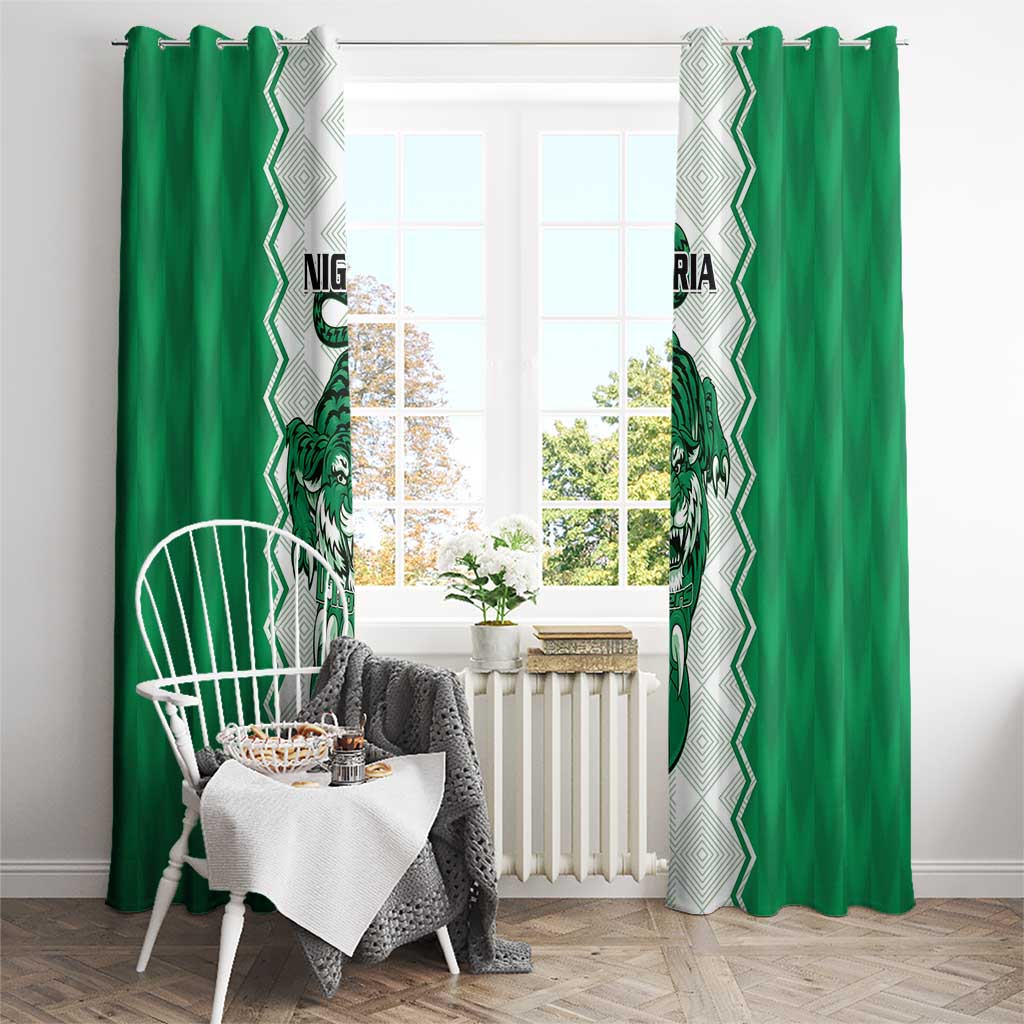 Nigeria Basketball Window Curtain Go DTigers - Wonder Print Shop