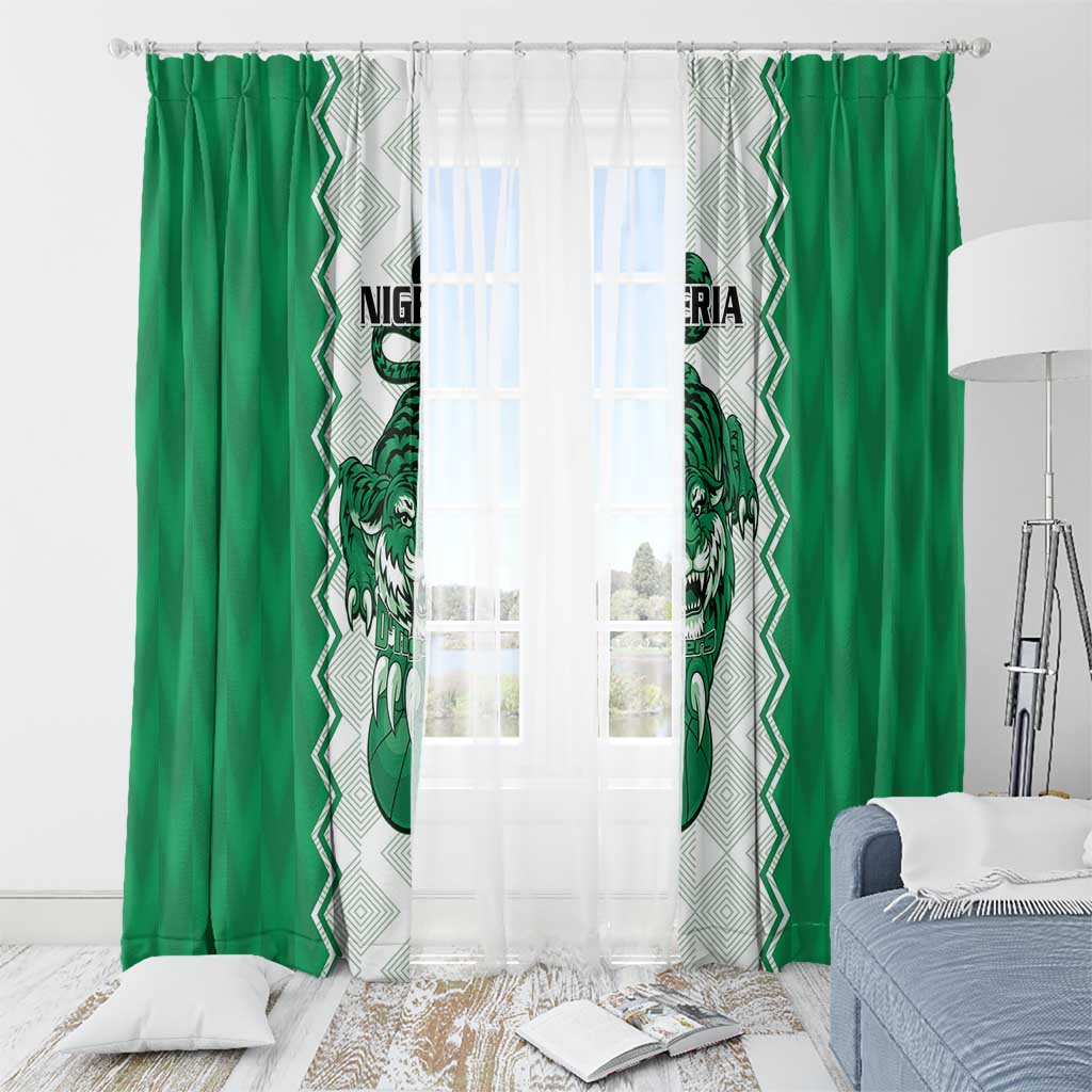 Nigeria Basketball Window Curtain Go DTigers - Wonder Print Shop
