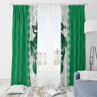 Nigeria Basketball Window Curtain Go DTigers - Wonder Print Shop