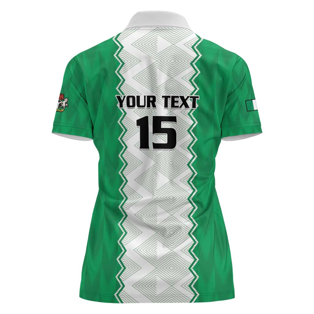 Nigeria Basketball Custom Women Polo Shirt Go DTigers - Wonder Print Shop