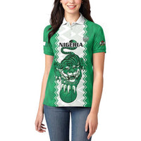 Nigeria Basketball Custom Women Polo Shirt Go DTigers - Wonder Print Shop