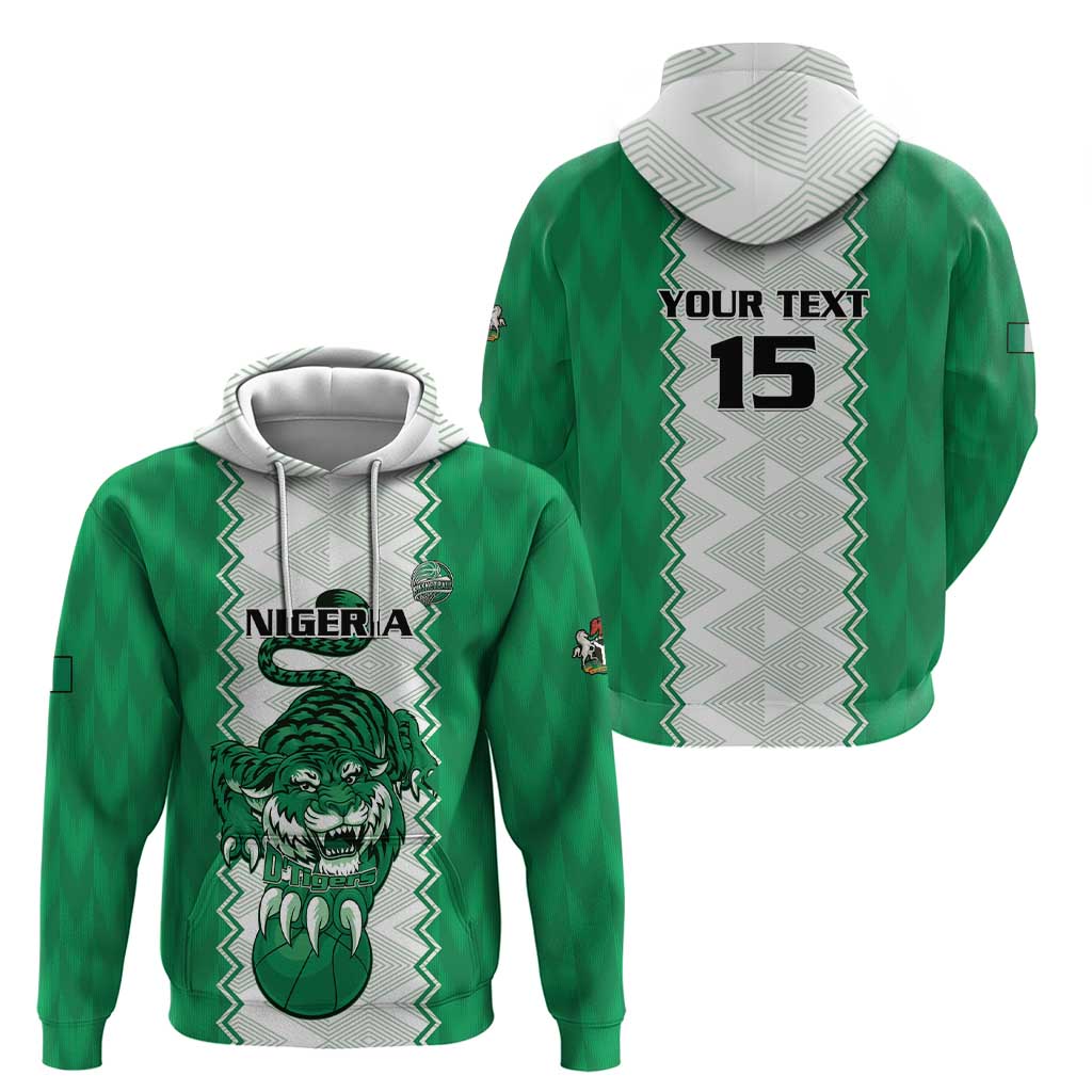 Nigeria Basketball Custom Zip Hoodie Go DTigers - Wonder Print Shop
