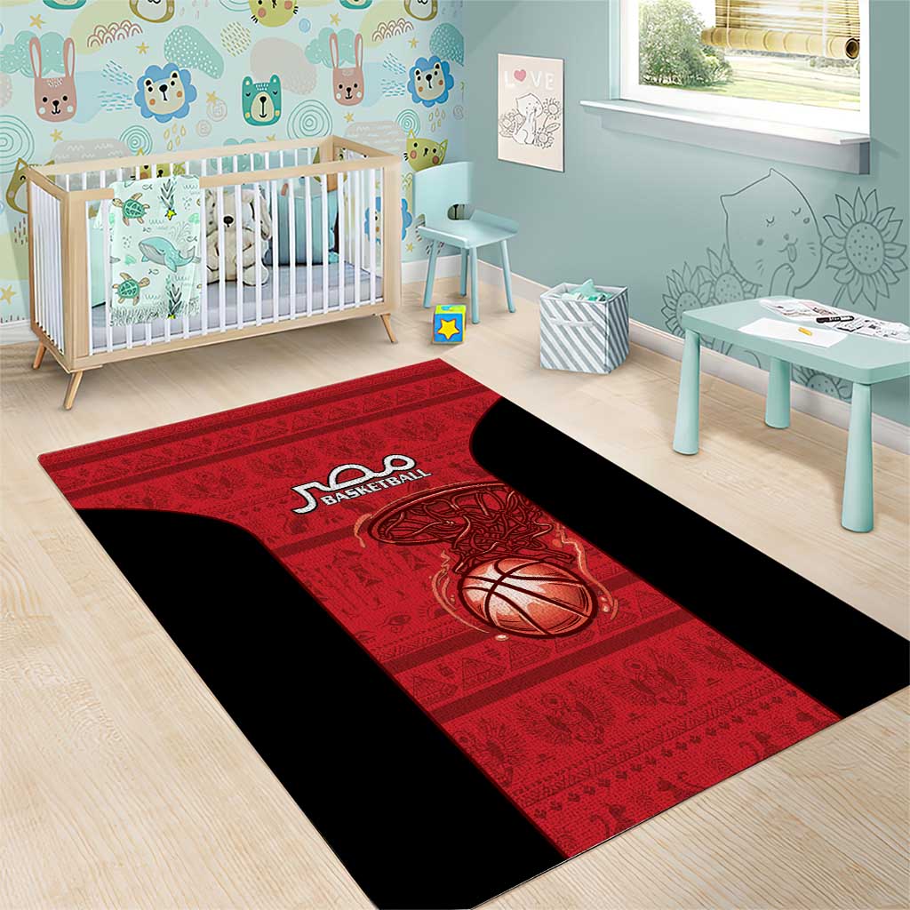 Egypt Basketball Area Rug Go Pharaohs - Wonder Print Shop