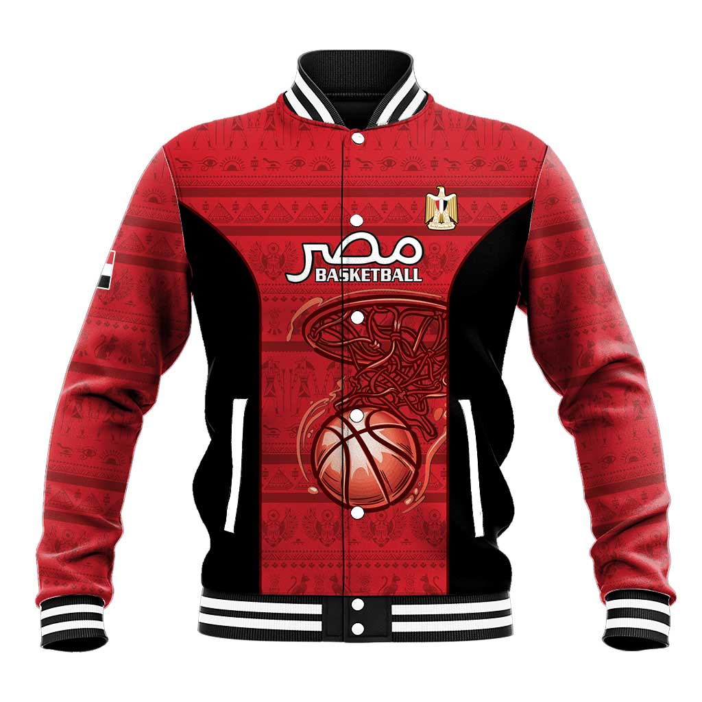 Egypt Basketball Custom Baseball Jacket Go Pharaohs - Wonder Print Shop