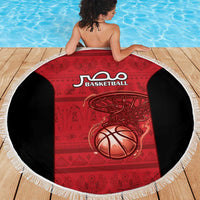 Egypt Basketball Beach Blanket Go Pharaohs - Wonder Print Shop