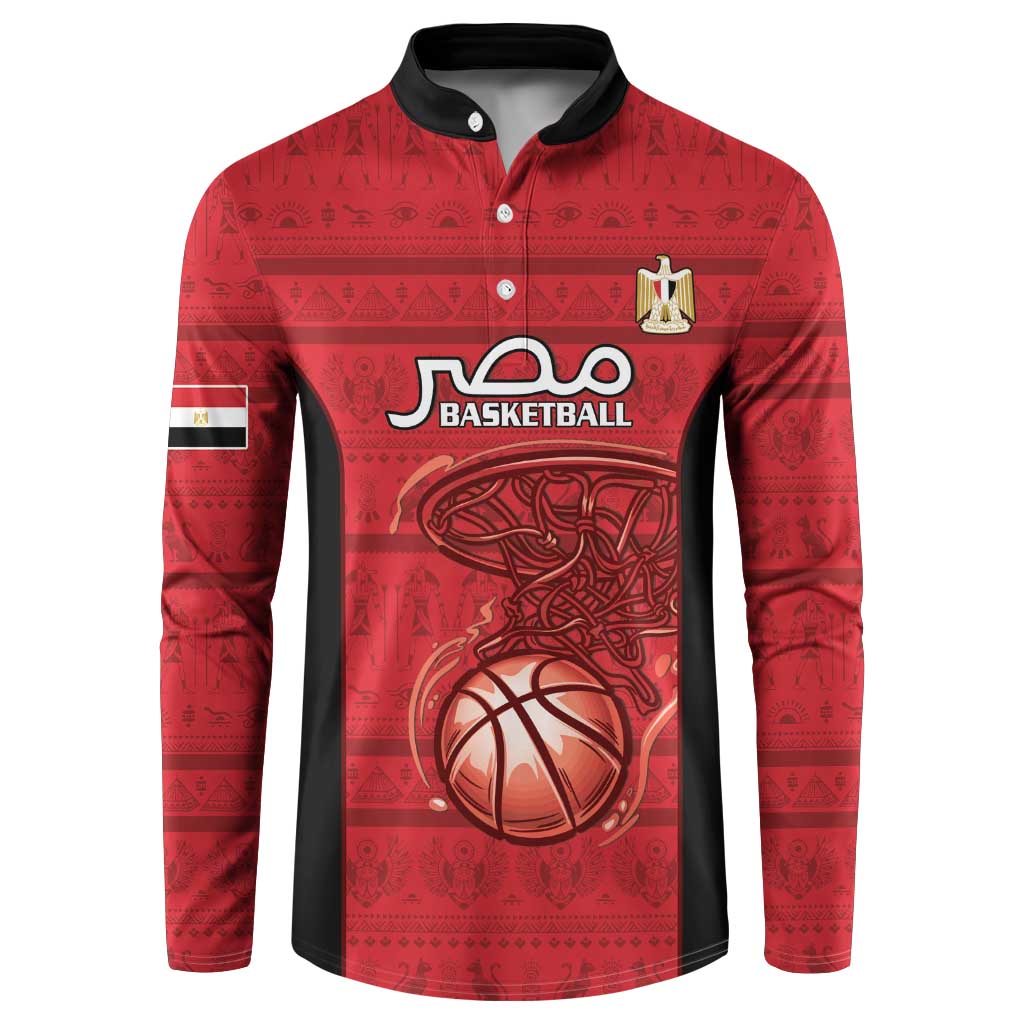 Egypt Basketball Custom Button Sweatshirt Go Pharaohs - Wonder Print Shop