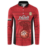 Egypt Basketball Custom Button Sweatshirt Go Pharaohs - Wonder Print Shop