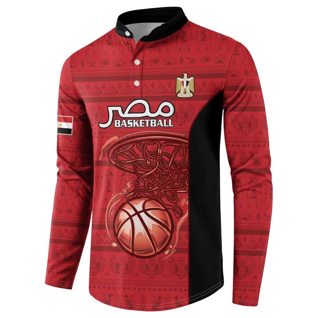 Egypt Basketball Custom Button Sweatshirt Go Pharaohs - Wonder Print Shop