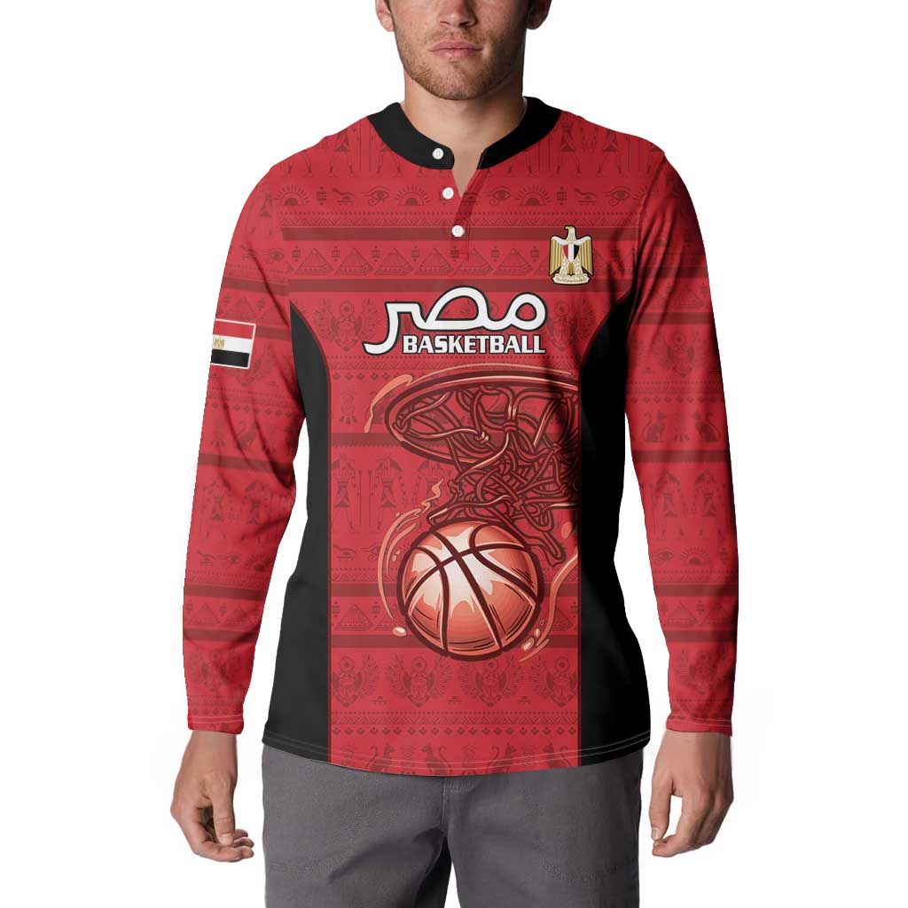 Egypt Basketball Custom Button Sweatshirt Go Pharaohs - Wonder Print Shop