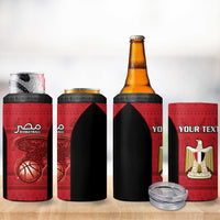 Egypt Basketball Custom 4 in 1 Can Cooler Tumbler Go Pharaohs - Wonder Print Shop