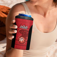 Egypt Basketball Custom 4 in 1 Can Cooler Tumbler Go Pharaohs - Wonder Print Shop
