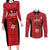Egypt Basketball Custom Couples Matching Long Sleeve Bodycon Dress and Long Sleeve Button Shirt Go Pharaohs - Wonder Print Shop