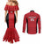 Egypt Basketball Custom Couples Matching Mermaid Dress and Long Sleeve Button Shirt Go Pharaohs - Wonder Print Shop
