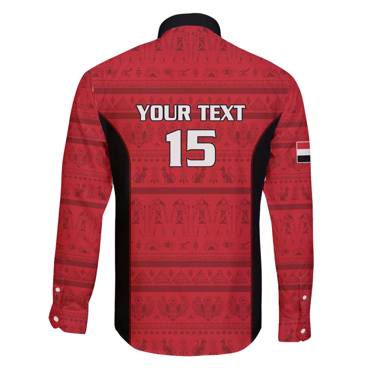 Egypt Basketball Custom Family Matching Off The Shoulder Long Sleeve Dress and Hawaiian Shirt Go Pharaohs - Wonder Print Shop