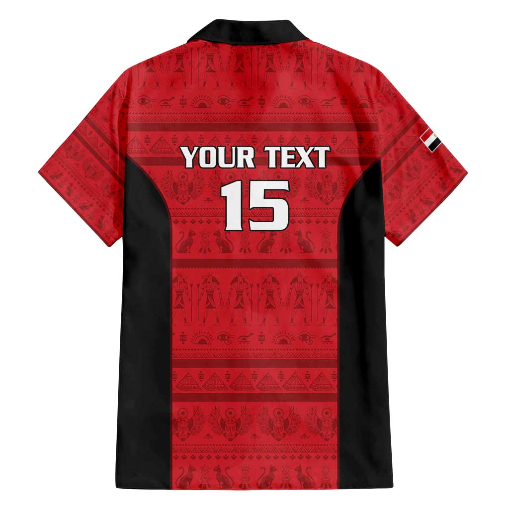 Egypt Basketball Custom Family Matching Off Shoulder Short Dress and Hawaiian Shirt Go Pharaohs - Wonder Print Shop