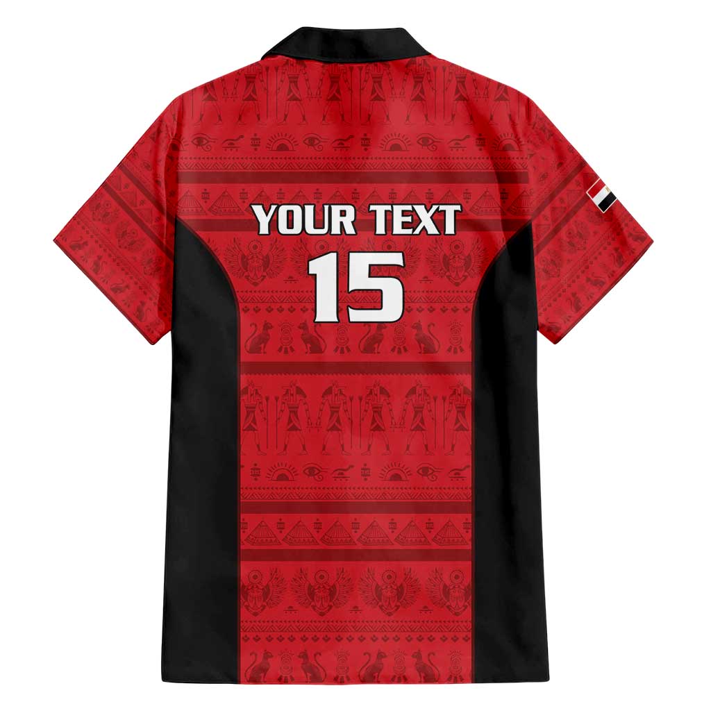Egypt Basketball Custom Family Matching Short Sleeve Bodycon Dress and Hawaiian Shirt Go Pharaohs - Wonder Print Shop