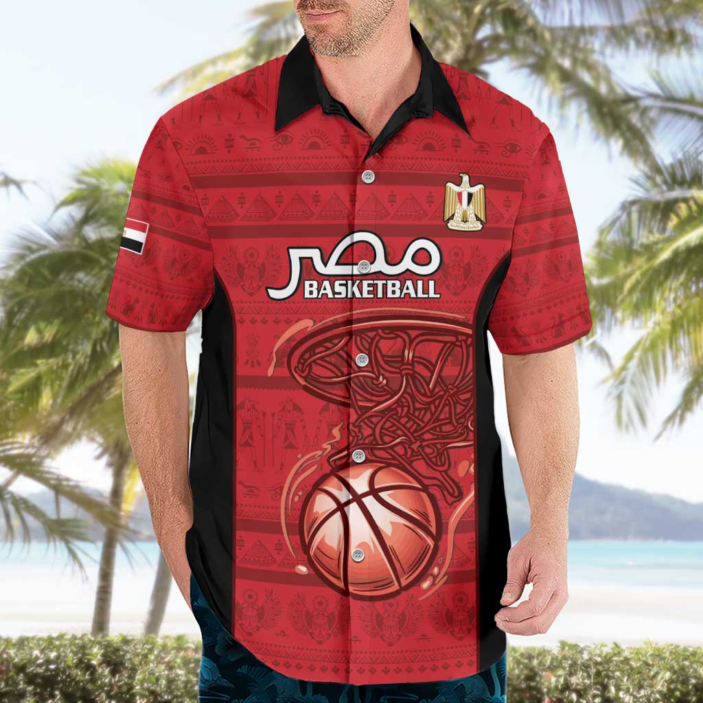 Egypt Basketball Custom Hawaiian Shirt Go Pharaohs - Wonder Print Shop