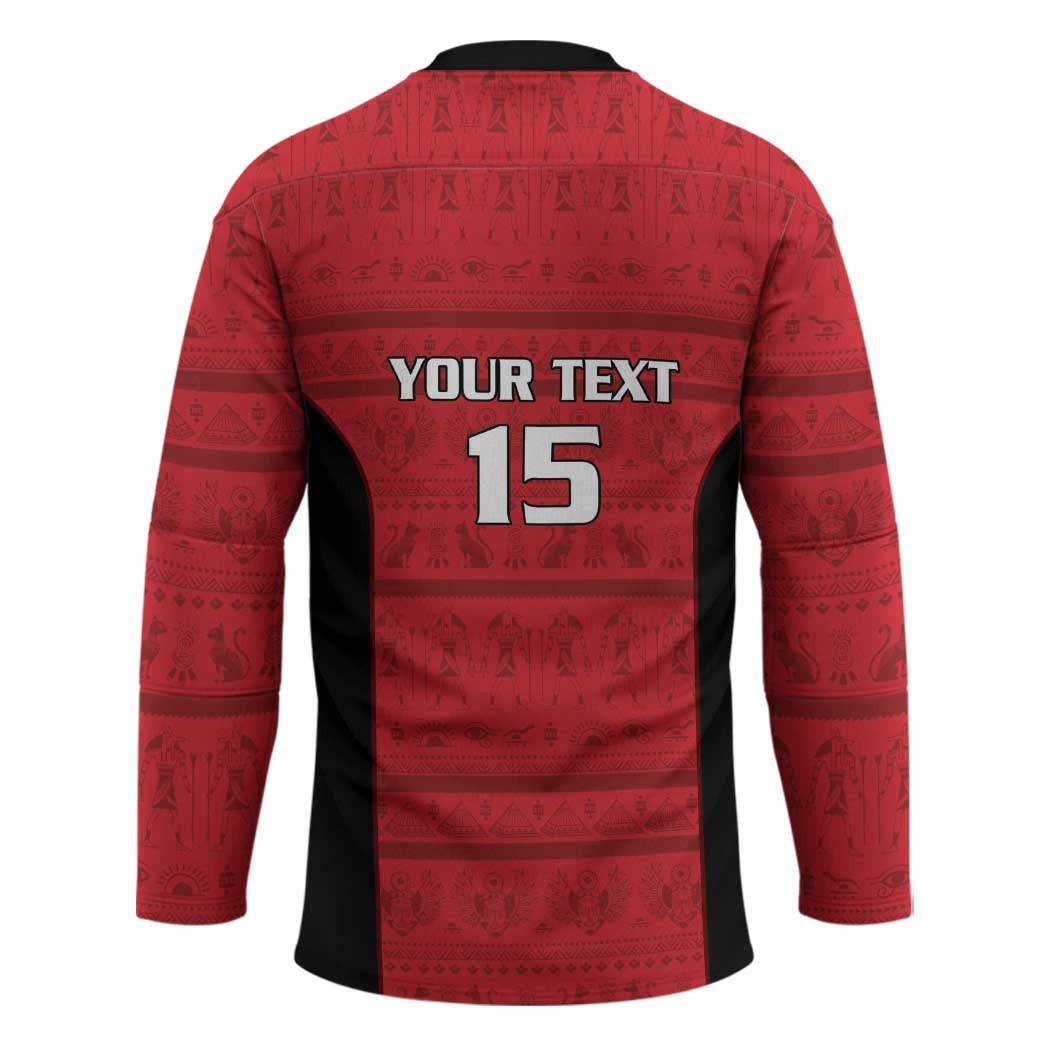 Egypt Basketball Custom Hockey Jersey Go Pharaohs - Wonder Print Shop