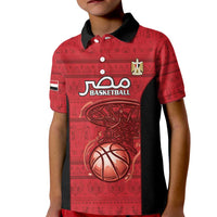 Egypt Basketball Custom Kid Polo Shirt Go Pharaohs - Wonder Print Shop