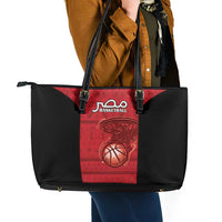 Egypt Basketball Leather Tote Bag Go Pharaohs - Wonder Print Shop