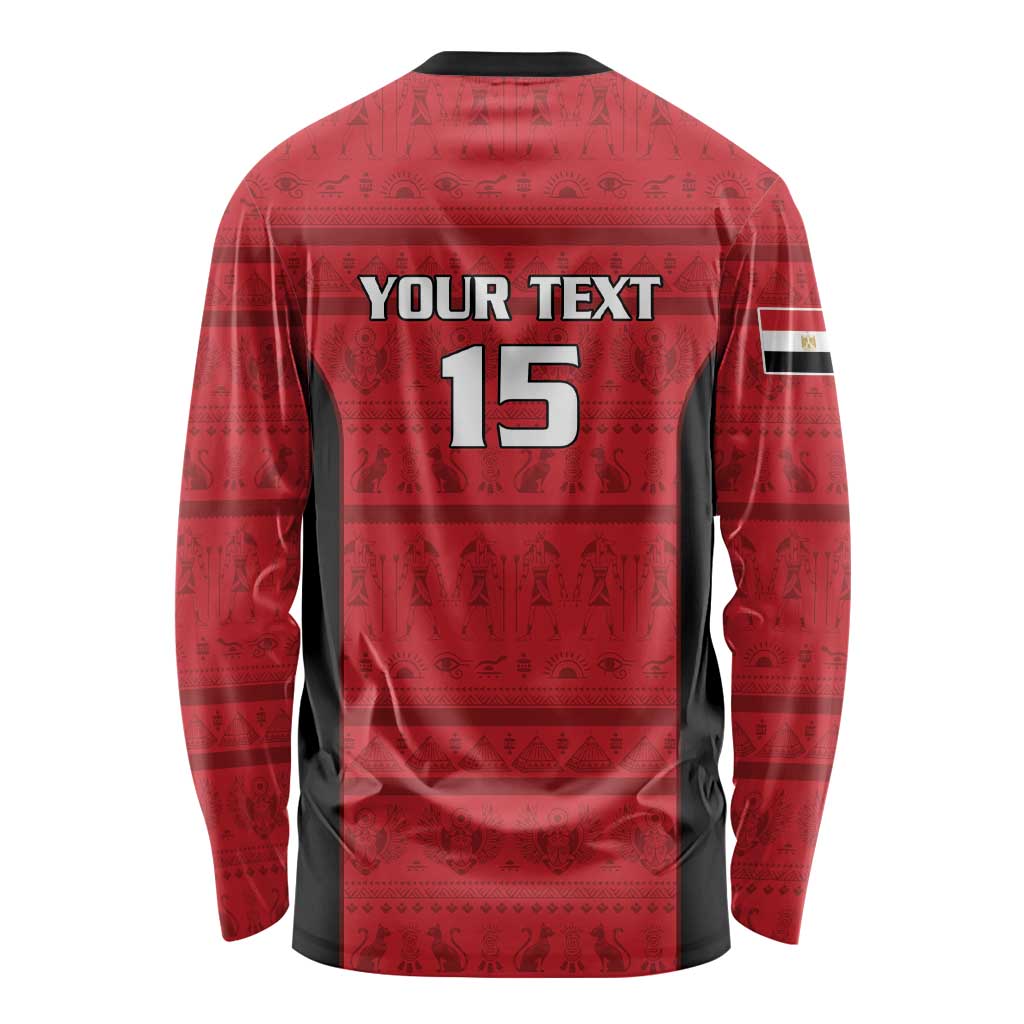 Egypt Basketball Custom Long Sleeve Shirt Go Pharaohs - Wonder Print Shop