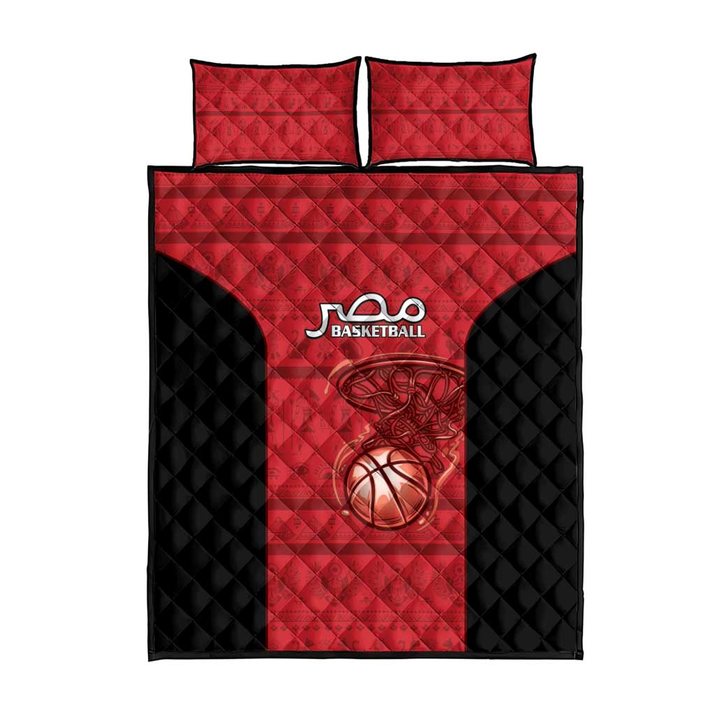 Egypt Basketball Quilt Bed Set Go Pharaohs - Wonder Print Shop