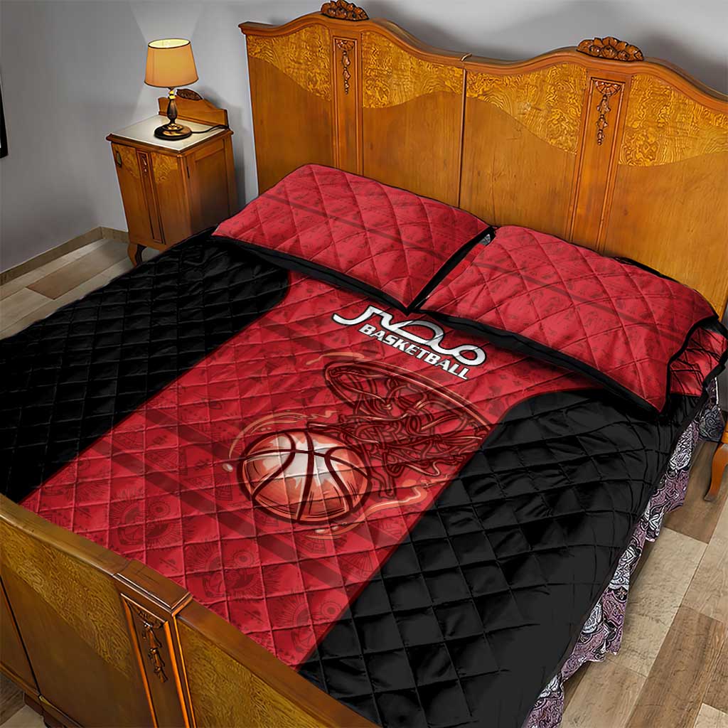 Egypt Basketball Quilt Bed Set Go Pharaohs - Wonder Print Shop