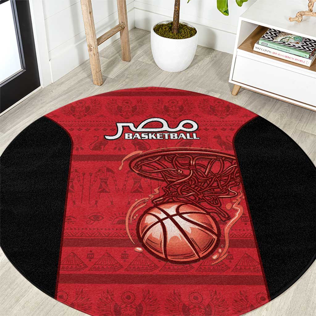 Egypt Basketball Round Carpet Go Pharaohs - Wonder Print Shop