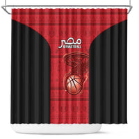 Egypt Basketball Shower Curtain Go Pharaohs - Wonder Print Shop