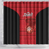 Egypt Basketball Shower Curtain Go Pharaohs - Wonder Print Shop