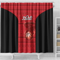 Egypt Basketball Shower Curtain Go Pharaohs - Wonder Print Shop