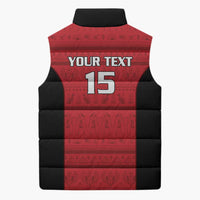 Egypt Basketball Custom Sleeveless Puffer Jacket Go Pharaohs - Wonder Print Shop