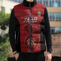 Egypt Basketball Custom Sleeveless Puffer Jacket Go Pharaohs - Wonder Print Shop