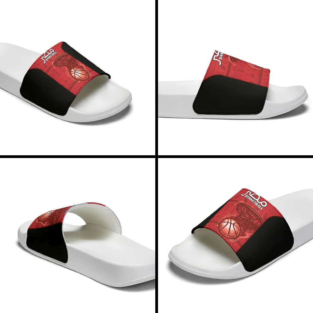 Egypt Basketball Slide Sandals Go Pharaohs - Wonder Print Shop