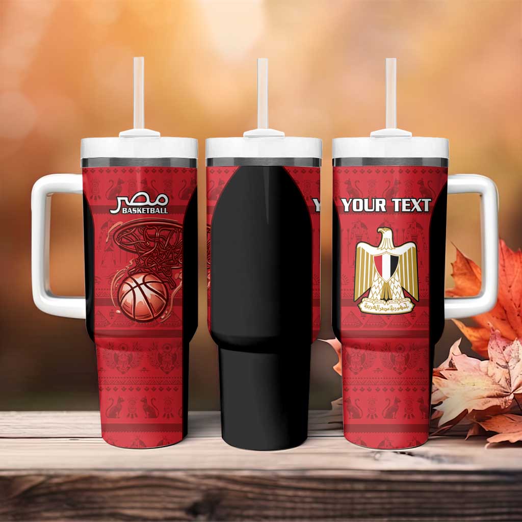 Egypt Basketball Custom Tumbler With Handle Go Pharaohs - Wonder Print Shop