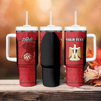 Egypt Basketball Custom Tumbler With Handle Go Pharaohs - Wonder Print Shop