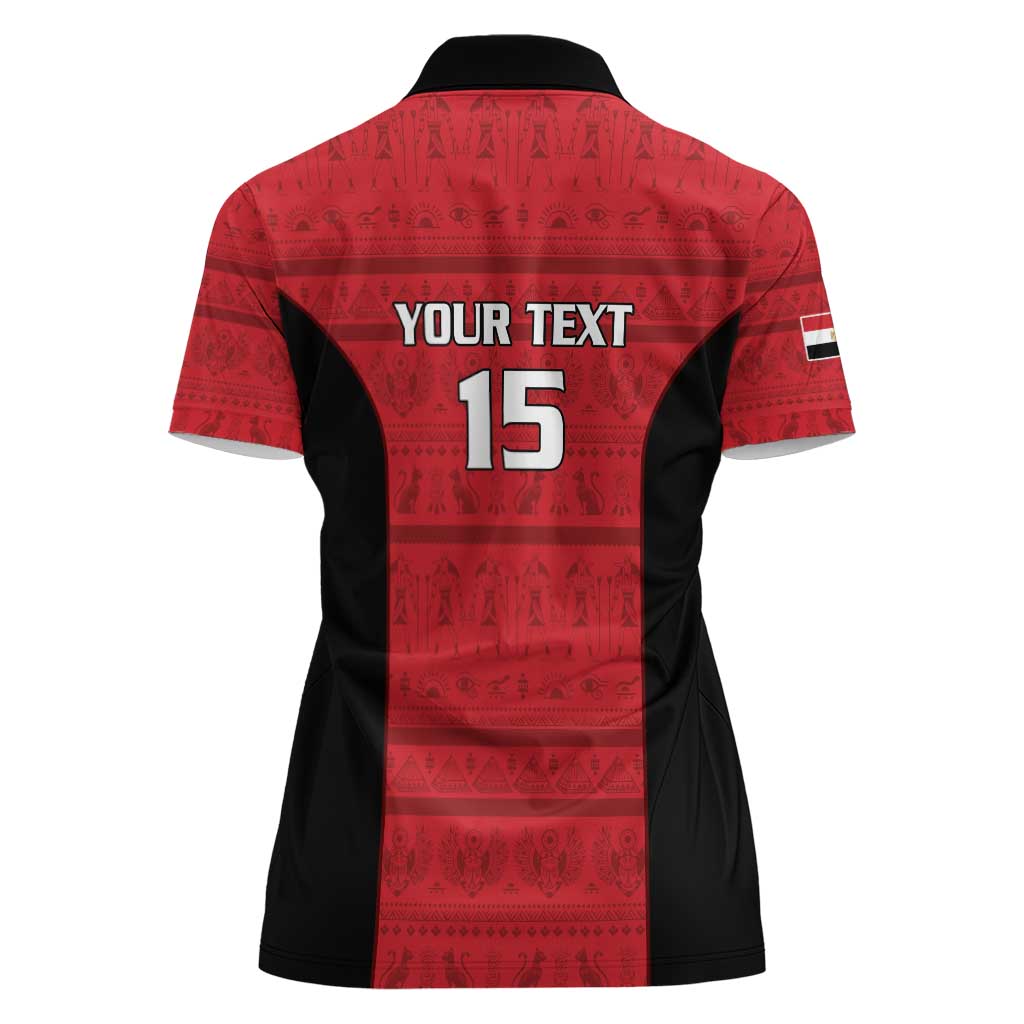 Egypt Basketball Custom Women Polo Shirt Go Pharaohs - Wonder Print Shop