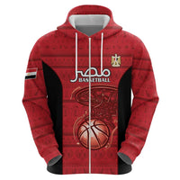 Egypt Basketball Custom Zip Hoodie Go Pharaohs - Wonder Print Shop