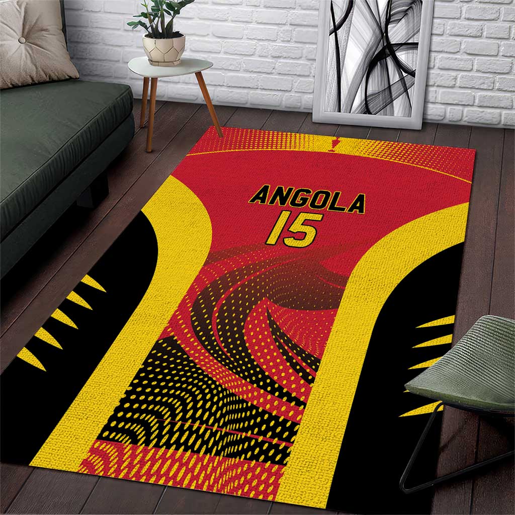 Angola Basketball Custom Area Rug Go Champions - Wonder Print Shop