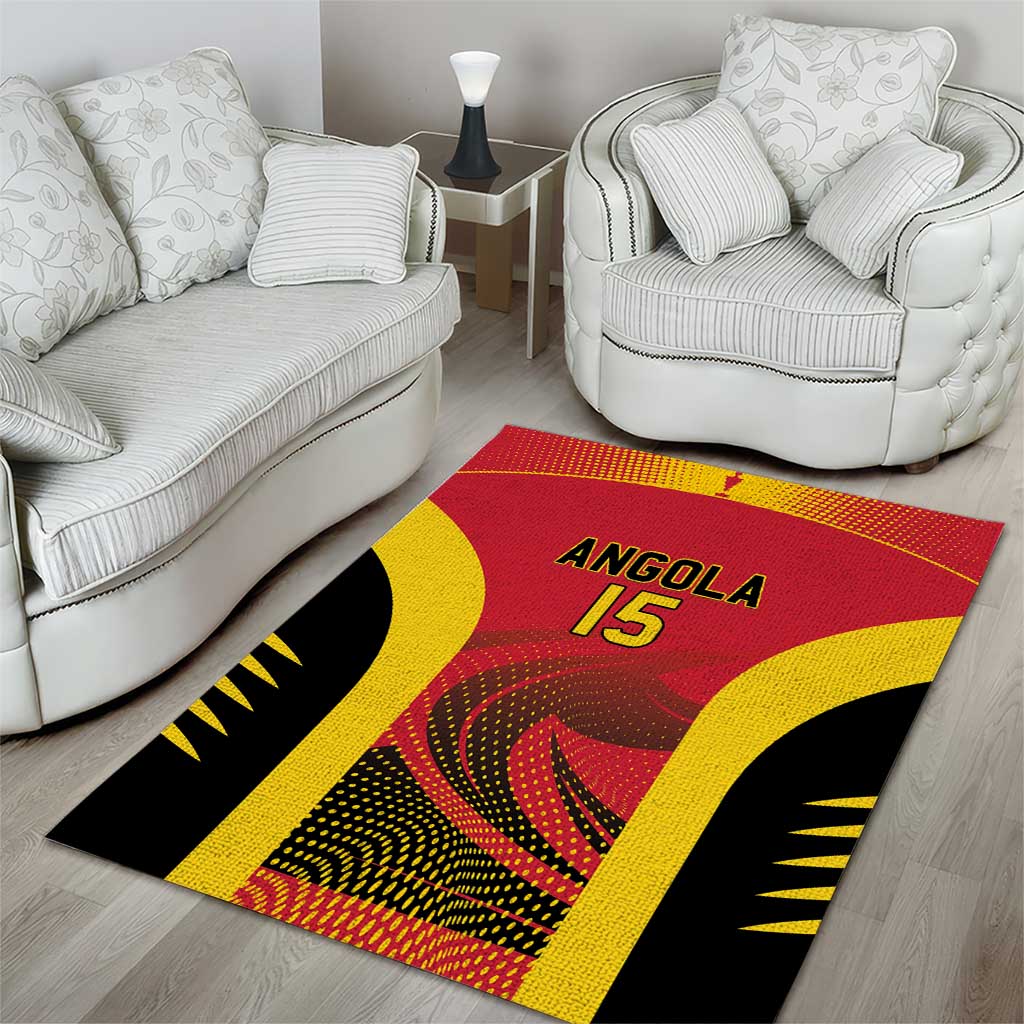 Angola Basketball Custom Area Rug Go Champions - Wonder Print Shop