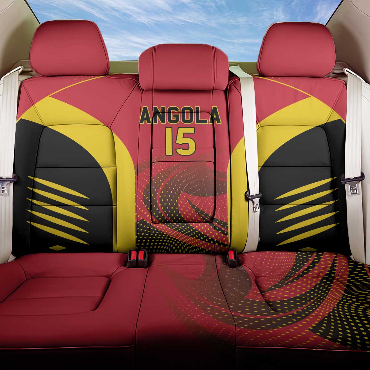 Angola Basketball Custom Back Car Seat Cover Go Champions - Wonder Print Shop