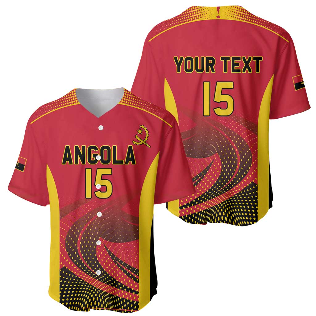 Angola Basketball Custom Baseball Jersey Go Champions - Wonder Print Shop