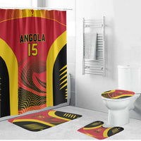 Angola Basketball Custom Bathroom Set Go Champions - Wonder Print Shop