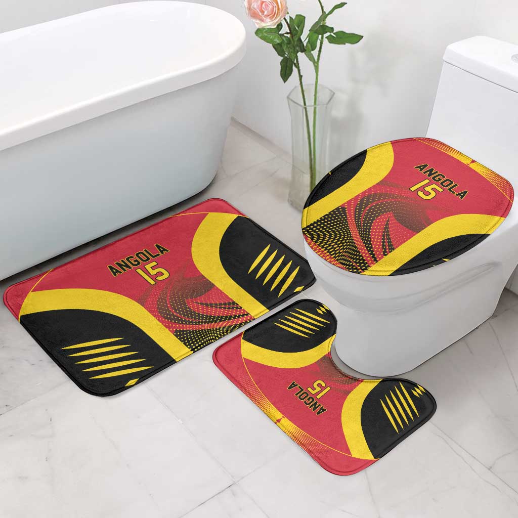 Angola Basketball Custom Bathroom Set Go Champions - Wonder Print Shop