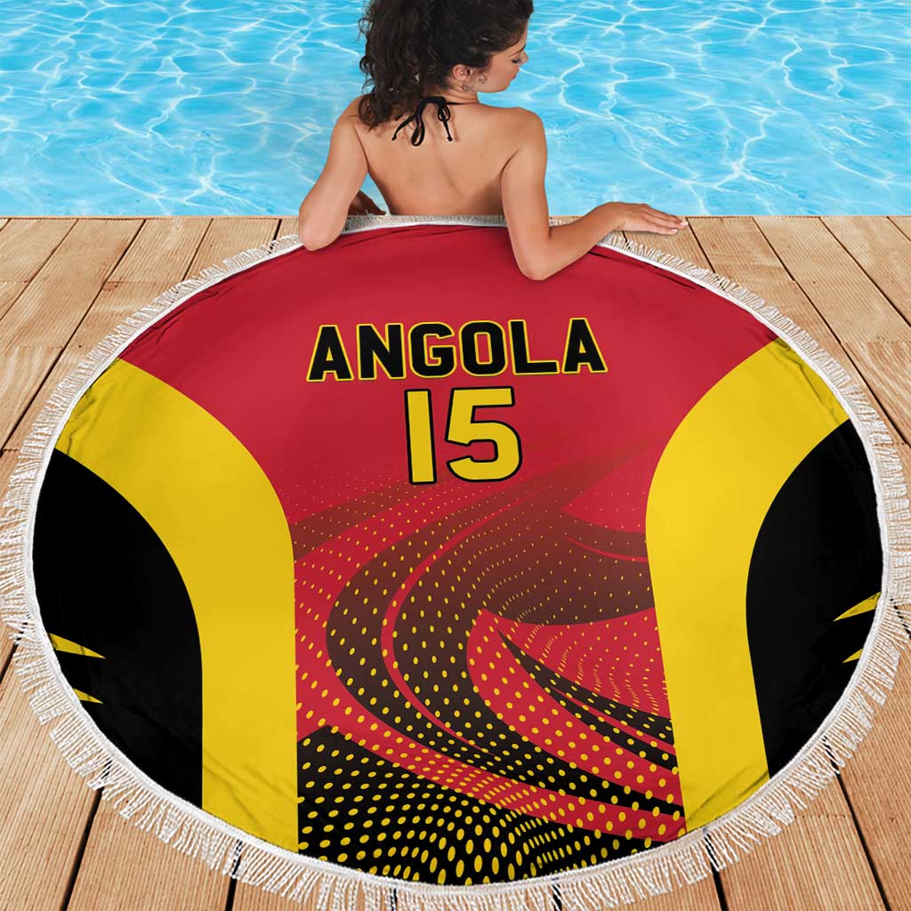 Angola Basketball Custom Beach Blanket Go Champions - Wonder Print Shop