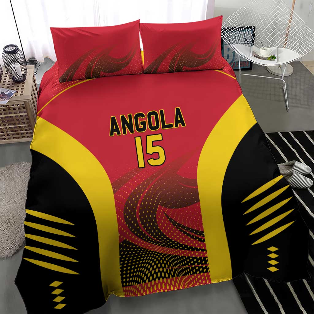 Angola Basketball Custom Bedding Set Go Champions - Wonder Print Shop