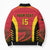 Angola Basketball Custom Bomber Puffer Jacket Go Champions - Wonder Print Shop