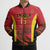 Angola Basketball Custom Bomber Puffer Jacket Go Champions - Wonder Print Shop