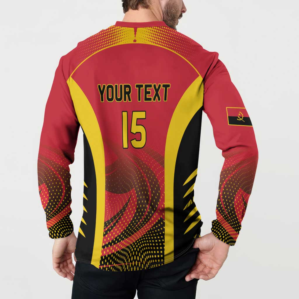 Angola Basketball Custom Button Sweatshirt Go Champions - Wonder Print Shop